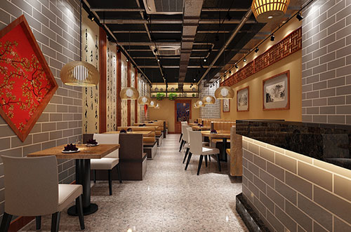 朝阳传统中式餐厅餐馆装修设计效果图